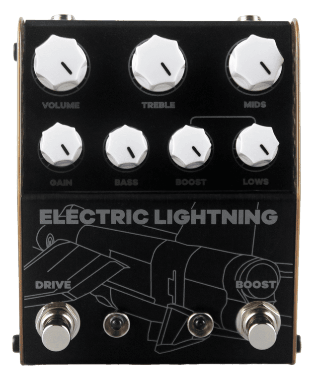 ThorpyFX Chris Buck ELECTRIC LIGHTNING Tube Overdrive Pedal on Productcaster.