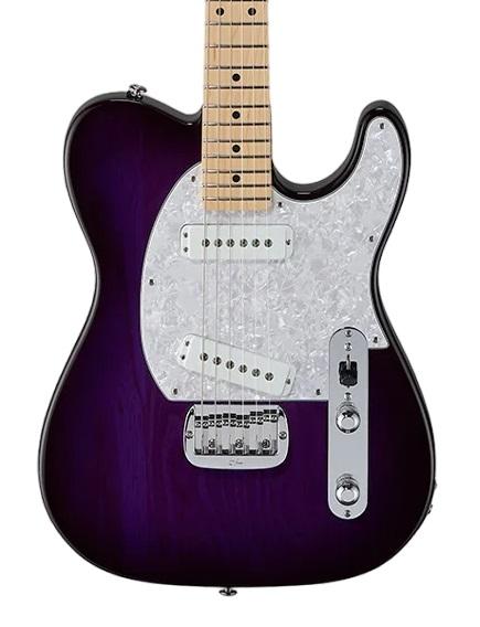 G&L USA Fullerton Deluxe ASAT Special in Purple Burst on Productcaster.