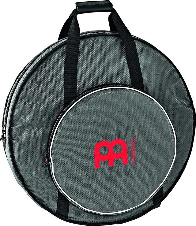 Meinl Ripstop 22in Cymbal Backpack Carbon Grey Red Logo on Productcaster.