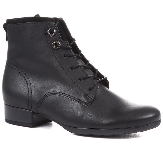 Gabor - Women's Block Heeled Ankle Boots - Black - Size 6.5 on Productcaster.