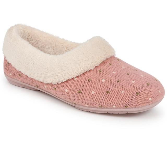 Jones Bootmaker - Women's Floella Full slippers - Pink - Size 6 on Productcaster.