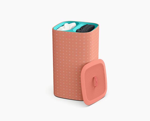 Joseph Joseph Tota Pop 60L Coral Laundry Separation Basket on Productcaster.