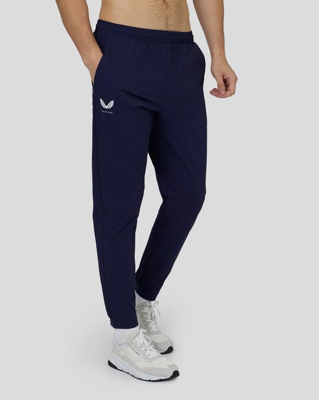 Men's Active Woven Joggers - Navy on Productcaster.