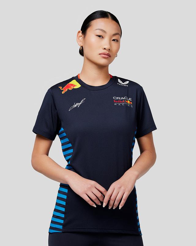 Oracle Red Bull Racing Women's Official Teamline Sergio "Checo" Perez T-shirt - Night Sky on Productcaster.