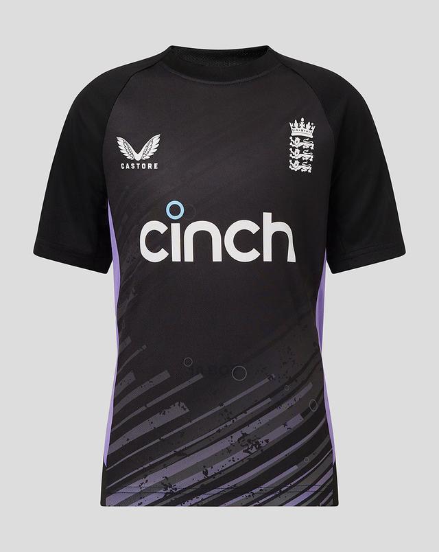 England Cricket Junior 24/25 Short Sleeve Training Tee on Productcaster.