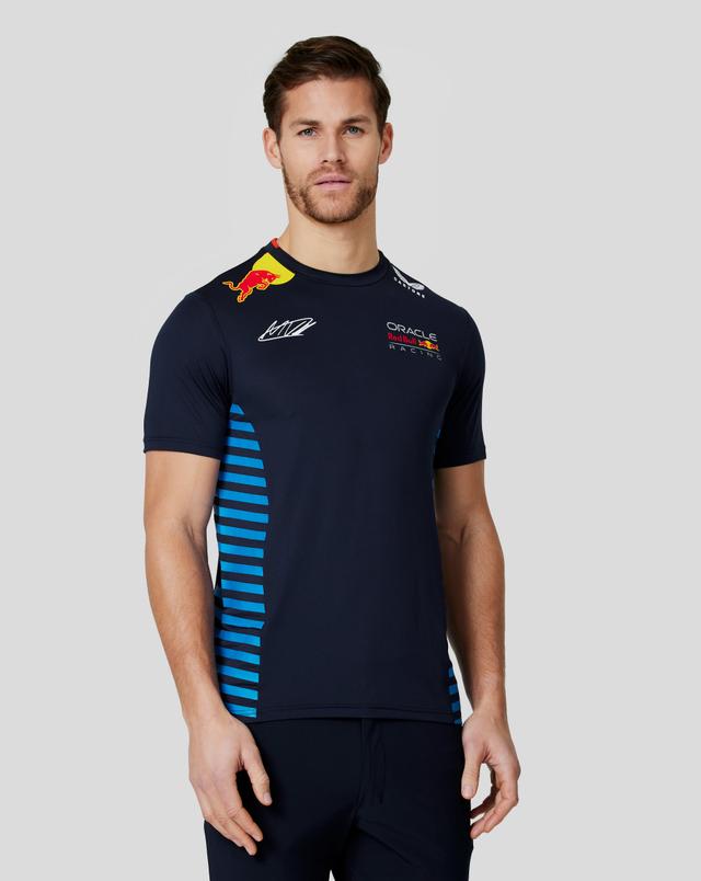 Oracle Red Bull Racing Men's Official Teamline Max Verstappen T-shirt - Night Sky on Productcaster.