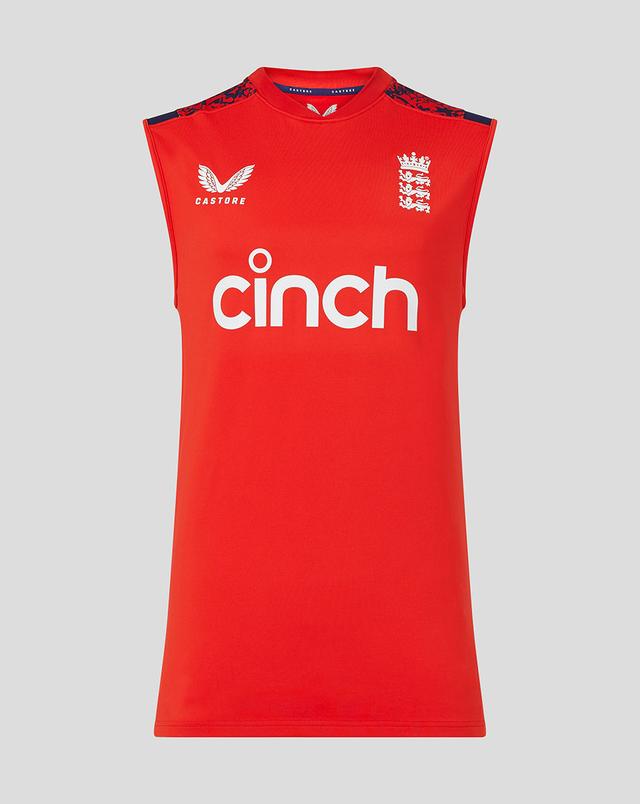 England Cricket Men's 24/25 T20 Sleeveless Vest on Productcaster.