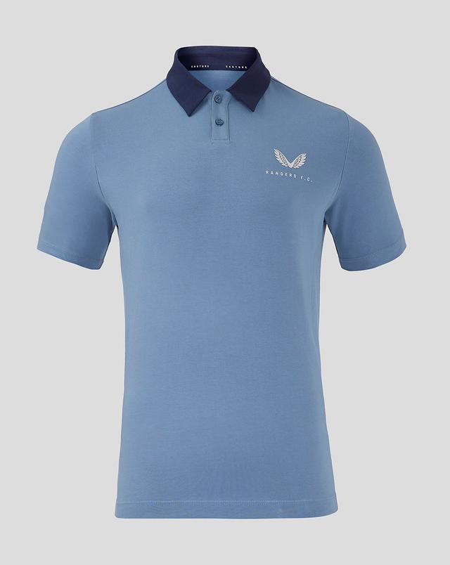 Rangers Men's 24/25 Travel Polo on Productcaster.