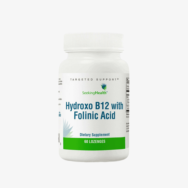 Seeking Health Hydroxo B12 with Folinic Acid - size 60 Lozenges | Healf on Productcaster.