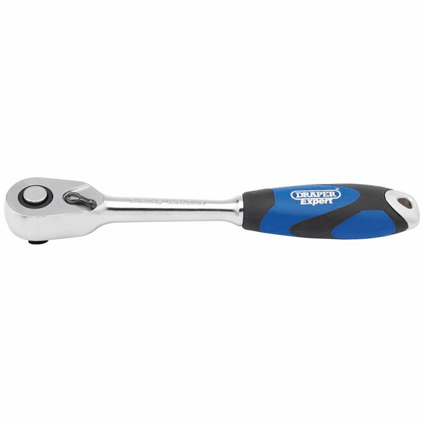 DRAPER 26503 - Soft Grip Reversible Ratchet, 3/8" Sq. Dr., 72 Tooth on Productcaster.