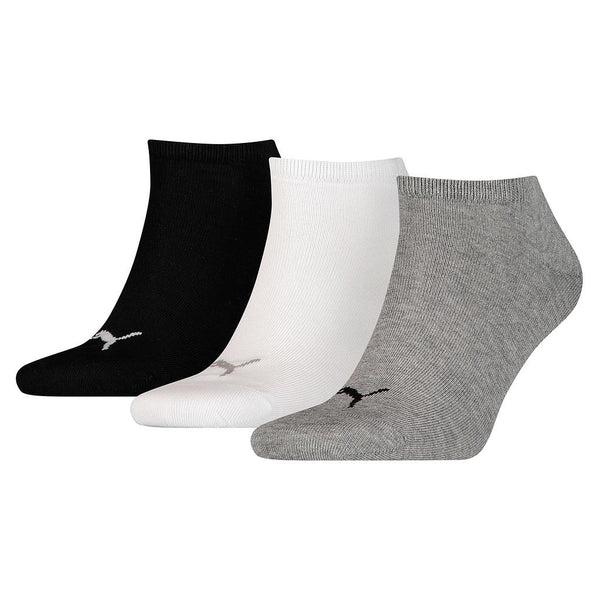 Puma Sneaker Invisible Socks (3 Pairs) Grey/White/Black 45239 on Productcaster.