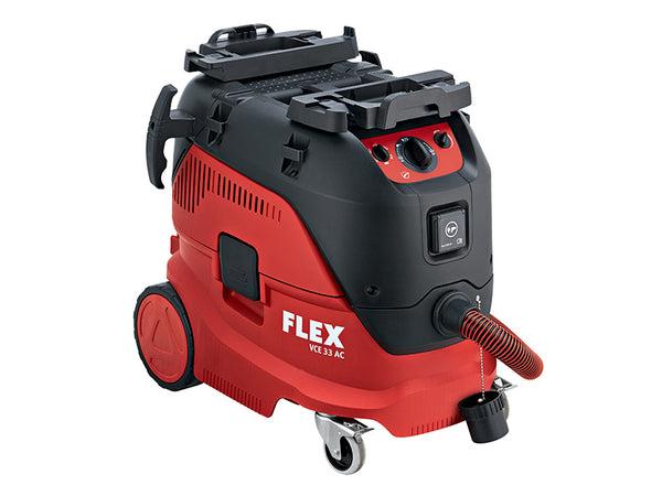 FlexPowerTools 444138 VCE 33 M AC Vacuum Cleaner M-Class with Power Take Off 1400W 240V on Productcaster.