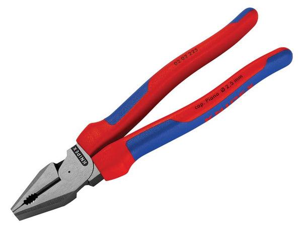 Knipex 02 02 225 SB High Leverage Combination Pliers Multi-Component Grip 225mm (9in) on Productcaster.