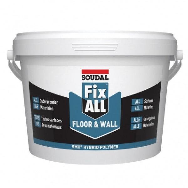 Soudal 4KG Fix ALL FLOOR & WALL trowellable SMX sealant/adhesive on Productcaster.