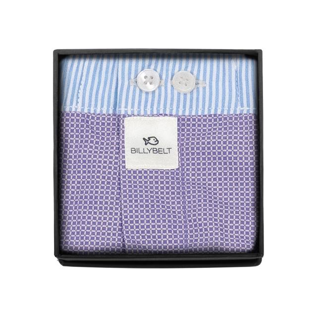 Caleçon coton bio - sous vêtement homme - violet | BILLYBELT L on Productcaster.