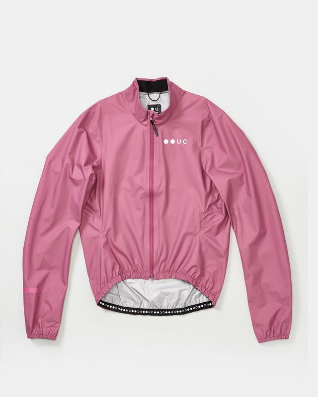 Mono Men's Rain Jacket - Soft Pink on Productcaster.