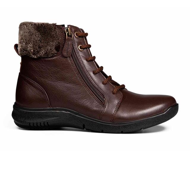 Padders - Women's Glad Dual Fitting Leather Boots - Bark Leather - Size 6 on Productcaster.