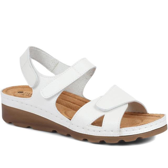 Pavers - Women's Adjustable Sandals - White - Size 8 on Productcaster.