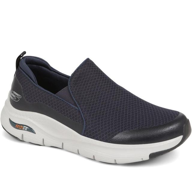 Skechers - Men's Arch Fit - Banlin Trainers - Navy - Size 10 on Productcaster.