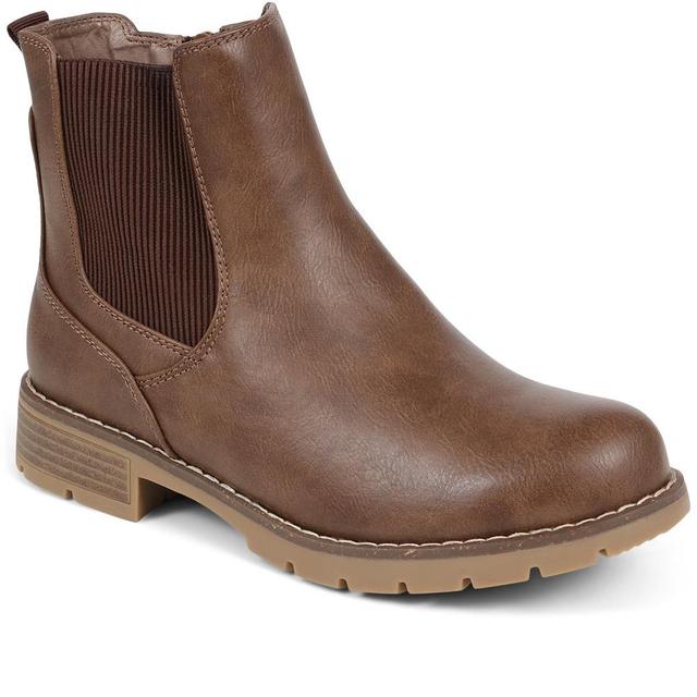 Bellissimo - Women's Chelsea Boots - Brown - Size 3 on Productcaster.