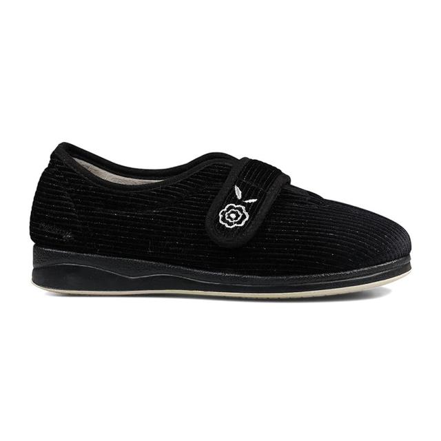 Padders - Women's Padders 'Camilla' Extra Wide 2E Fitting Touch & - BLACK SPARKLE CORD - Size 4 on Productcaster.