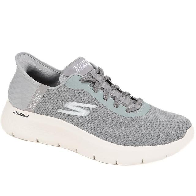 Skechers - Men's Skechers GO WALK FLEX - Light Grey - Size 12 on Productcaster.