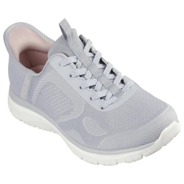 SKILLS - Women's Lace-Up Skechers Trainers - Grey - Size 5 on Productcaster.