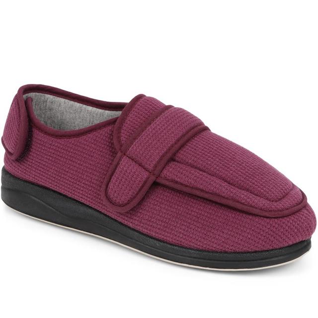 Women's EasyFit Full Slippers - Purple - Size 3 on Productcaster.