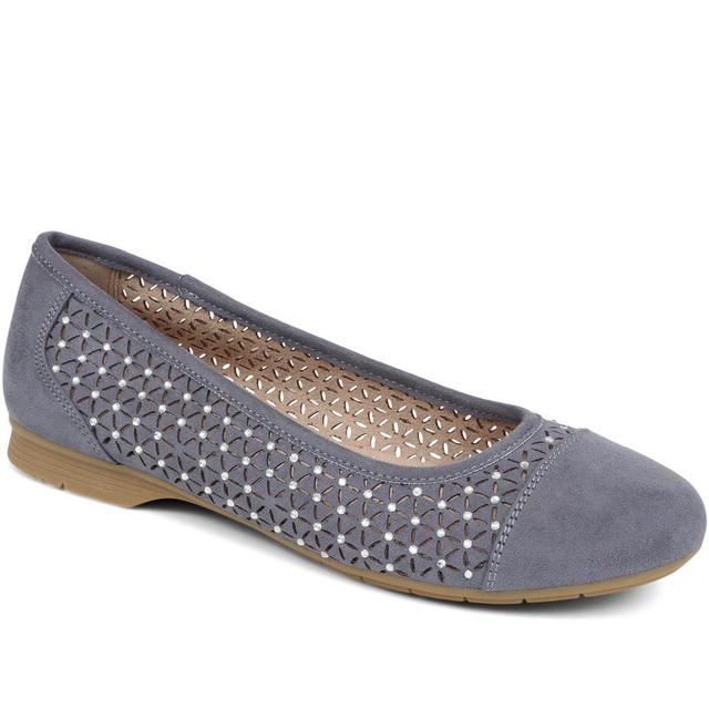 Women's Pavers Embellished Pumps - Denim - Size 6 on Productcaster.