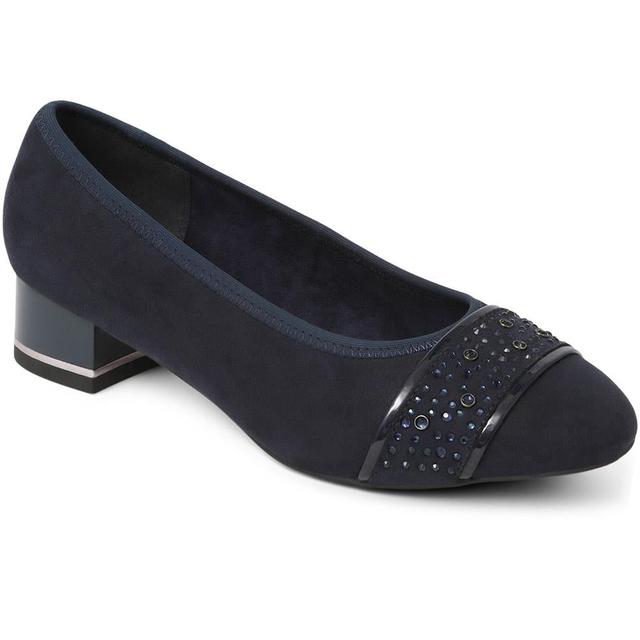 Women's Pavers Slip-On Court Shoes - Navy - Size 6 on Productcaster.