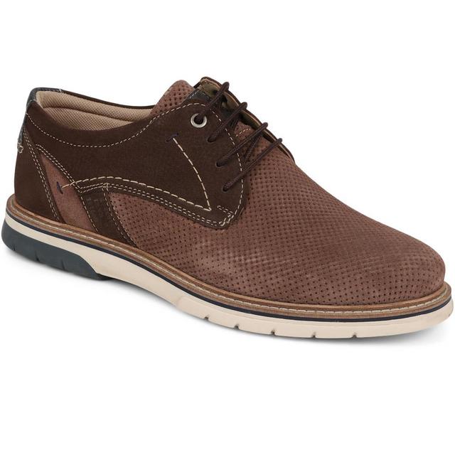 Men's Pavers Lace-Up Shoes - Brown - Size 10 on Productcaster.