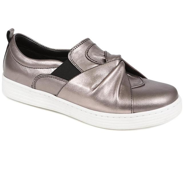 Women's Bellissimo Slip-On Trainers - Pewter - Size 7 on Productcaster.