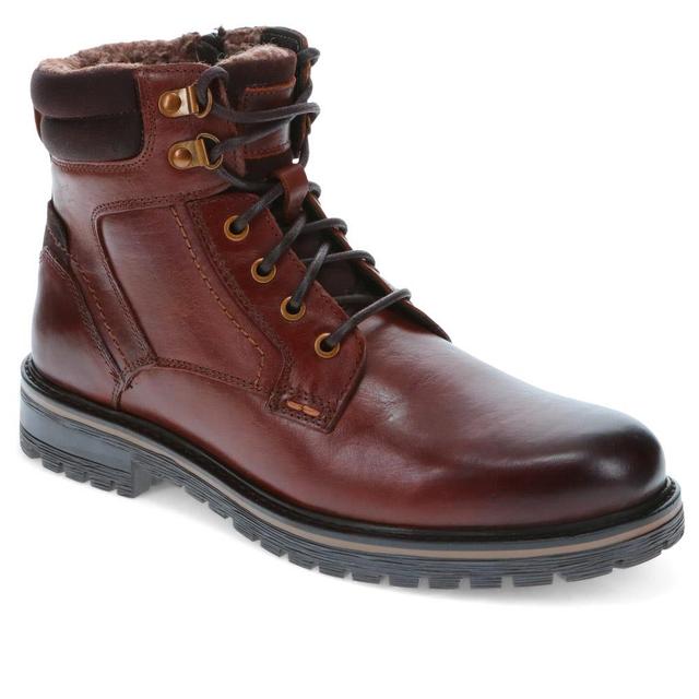 Men's Pavers Smart Leather Ankle Boots - Brown - Size 12 on Productcaster.