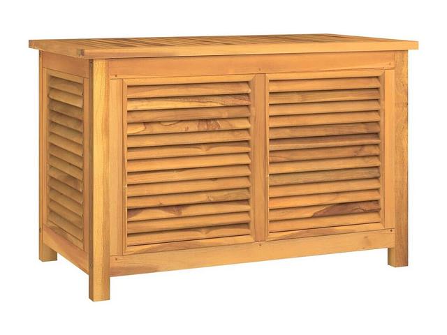 Neel Tuinbox met zak 90x50x58 cm massief teakhout on Productcaster.