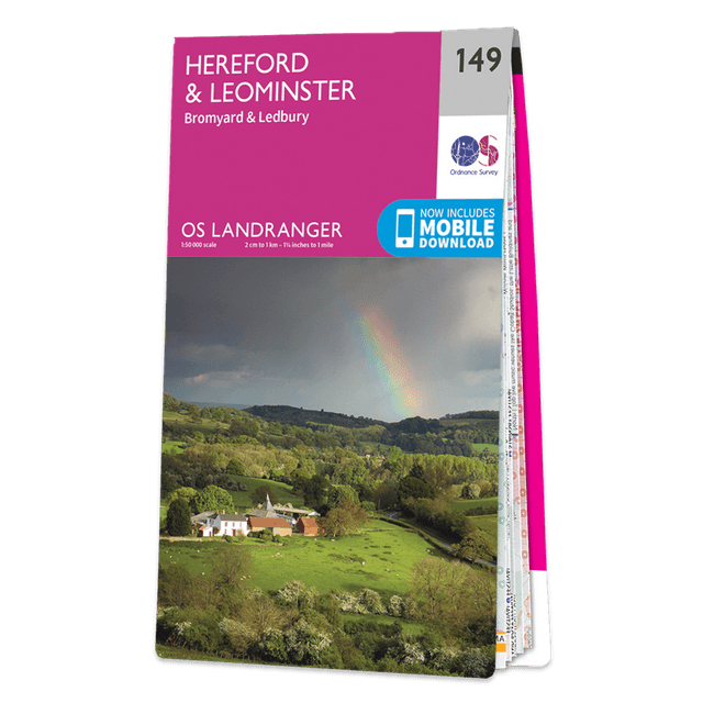 Ordnance Survey Map Of Hereford & Leominster on Productcaster.