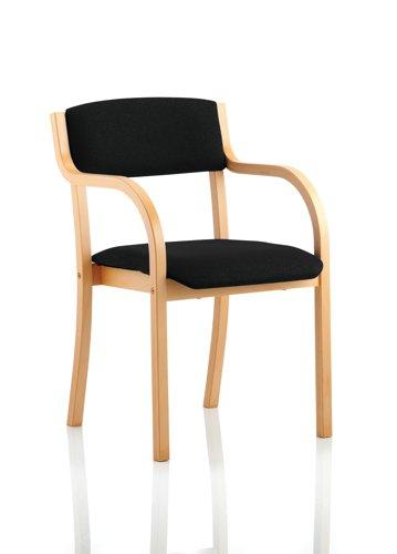 Madrid Visitor Chair Black With Arms - Radius Office Furniture on Productcaster.