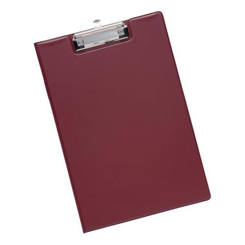 5 Star Office Fold-over Clipboard with Front Pocket Foolscap Red on Productcaster.