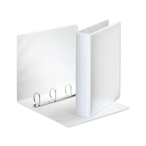 5 Star Office A4 Presentation Ring Binder Polypropylene 38mm 4D-Ring White (Pack of 10) on Productcaster.