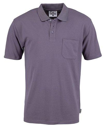 JCB Essential Polo Shirt Grey M on Productcaster.