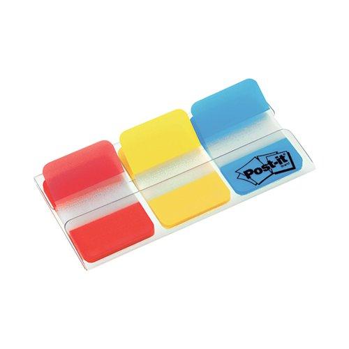 Post-it Strong Index Full Colour Red/Yellow/Blue (Pack of 66) 686-RYB on Productcaster.