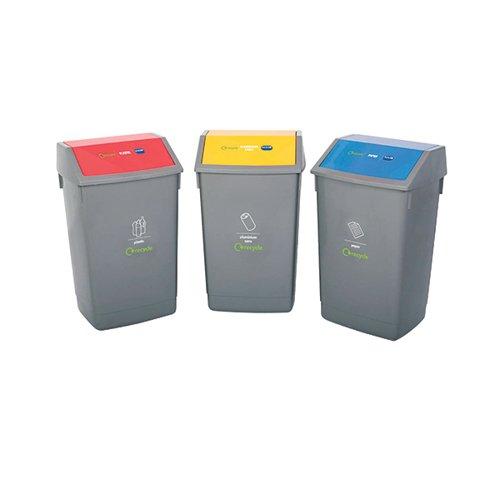 Addis Recycling Bin Kit (Pack of 3) 505575/505574 on Productcaster.