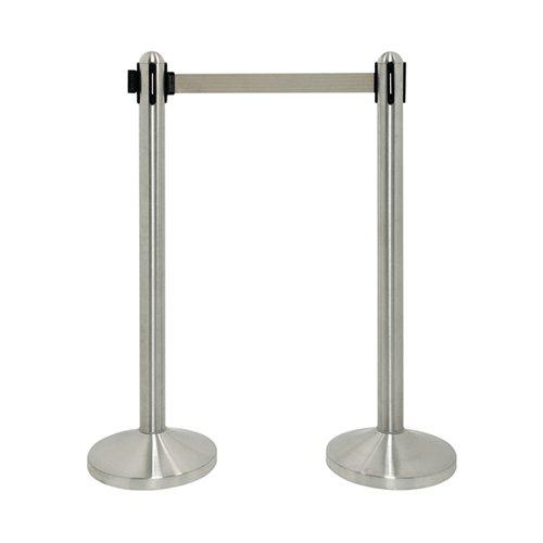 Economy Flexibarrier Stand Chrome VERC3BU on Productcaster.