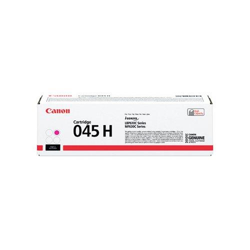 Canon 045H Toner Cartridge High Yield Magenta 1244C002 on Productcaster.