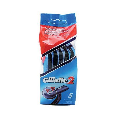 Gillette 2 Razors x5 Per Pack (Pack of 24) 0699028 on Productcaster.