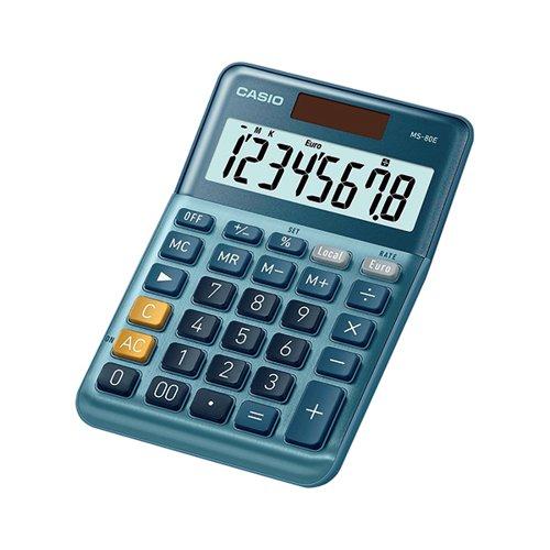 Casio MS-80E 8 Digit Desktop Calculator MS-80E-WK-UP on Productcaster.