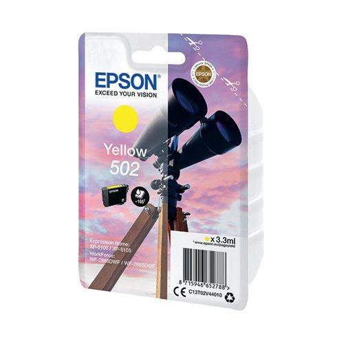 Epson 502 Ink Cartridge Binoculars Yellow C13T02V44010 on Productcaster.