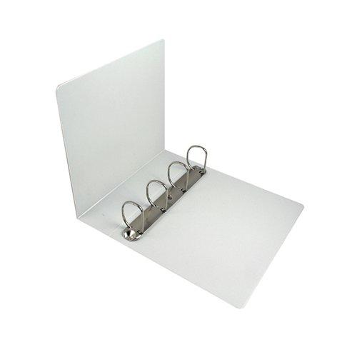 Esselte 60mm 4 D-Ring Presentation Binder A4 White 49706 on Productcaster.