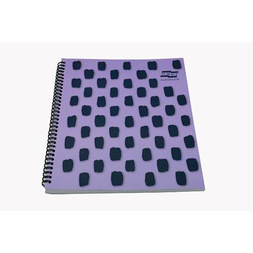 Europa Splash Notebooks 160 Lined Pages A4+ Purple Cover (Pack of 3) EU1502Z on Productcaster.