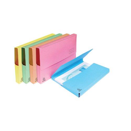 Exacompta Super Documents Wallet A4 Pastel Assorted (Pack of 10) 47970E on Productcaster.