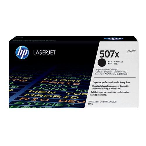 HP 507X Black High Yield Laserjet Toner Cartridge CE400X on Productcaster.